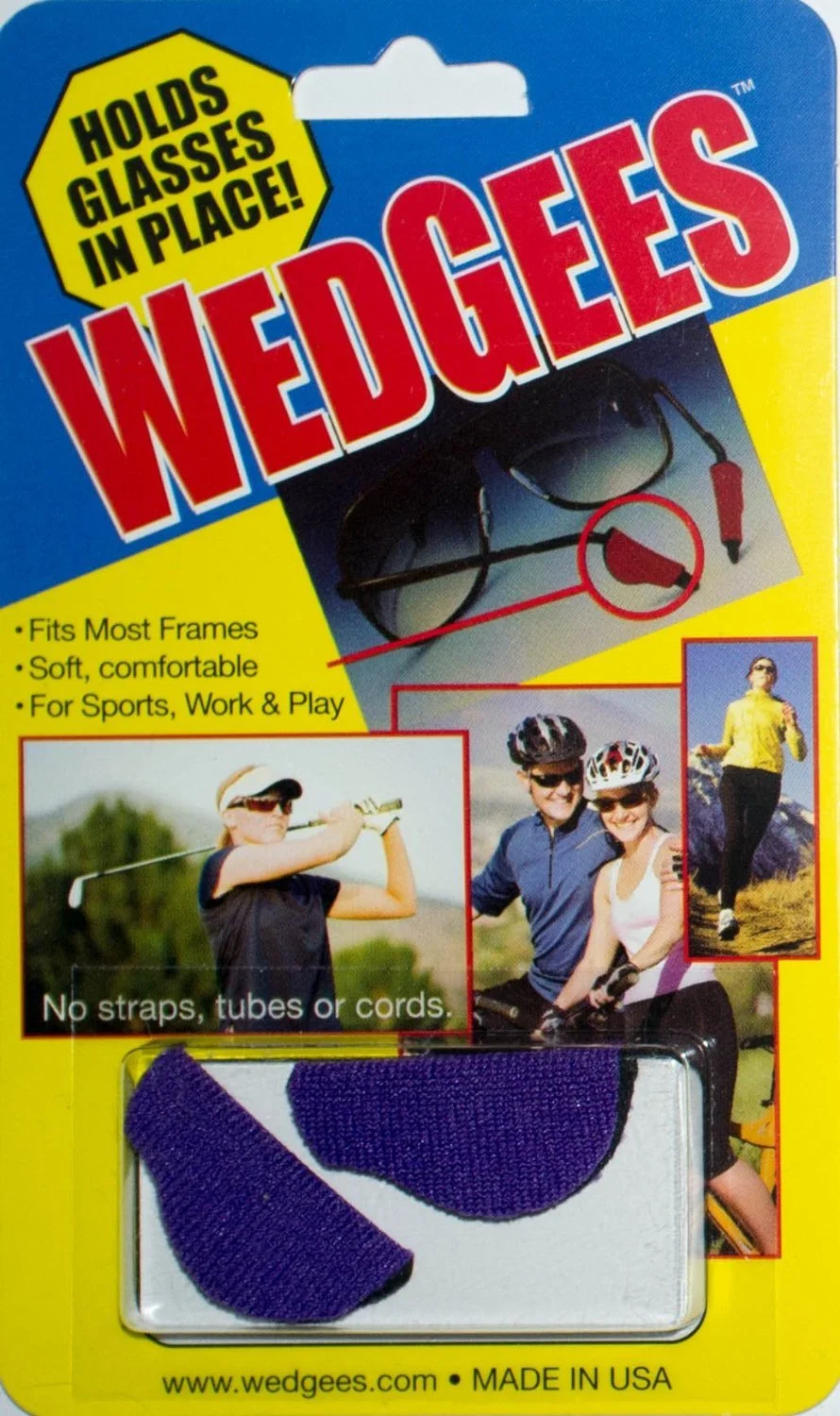 WEDGEES Eyeglasses Glasses Sunglasses Retainers Eyewear No Slip Grip Holders 4