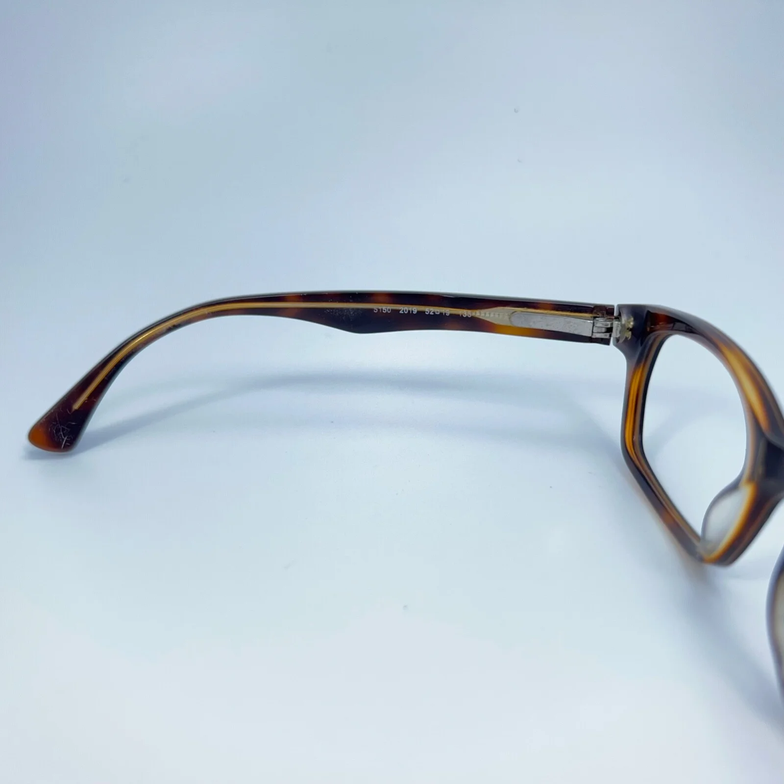 WIDE FIT Ray-Ban RB 5150 2019 Brown Eyeglasses Frame 52-19-135 Full Rim Eyewear 4