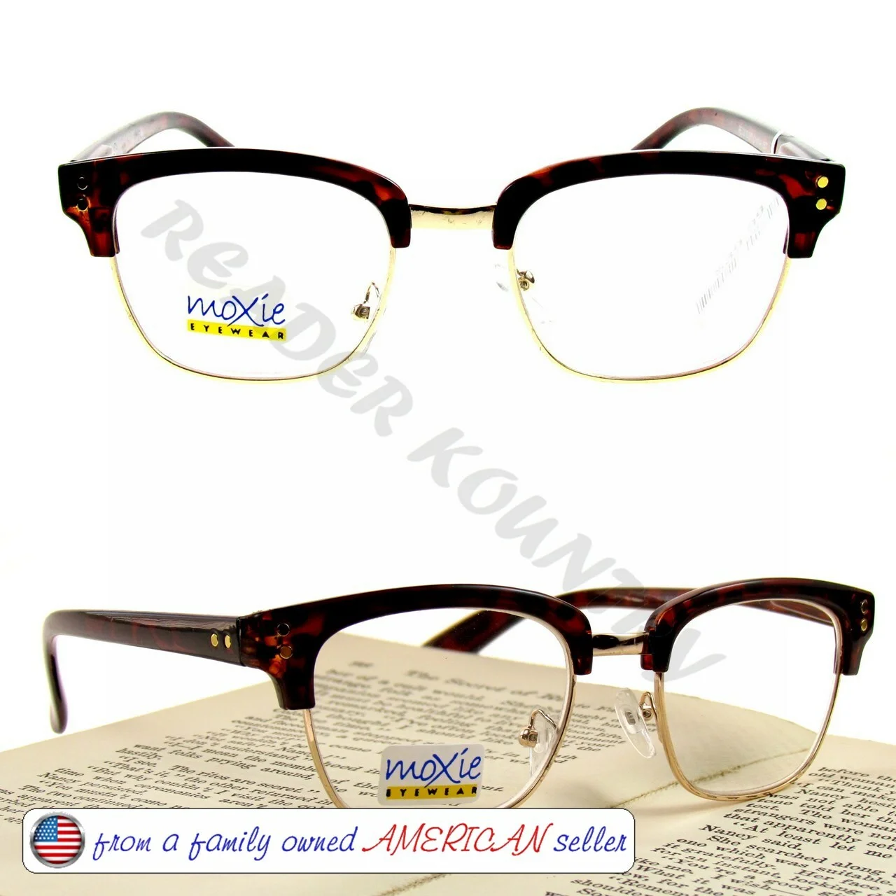 WIDE FRAMED READING GLASSES Men 2