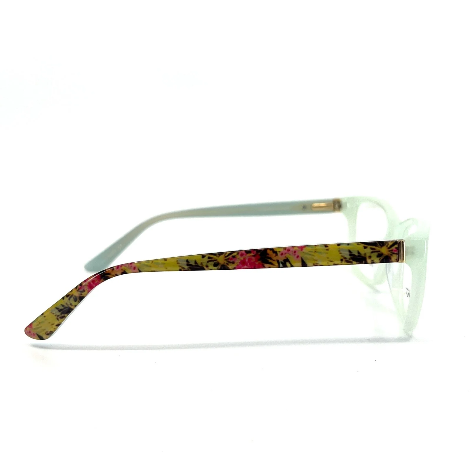 WIldflower Bee Blossom Mint Leaf Eyeglasses Womens Clear Cat Eye 51-17 135 mm 3