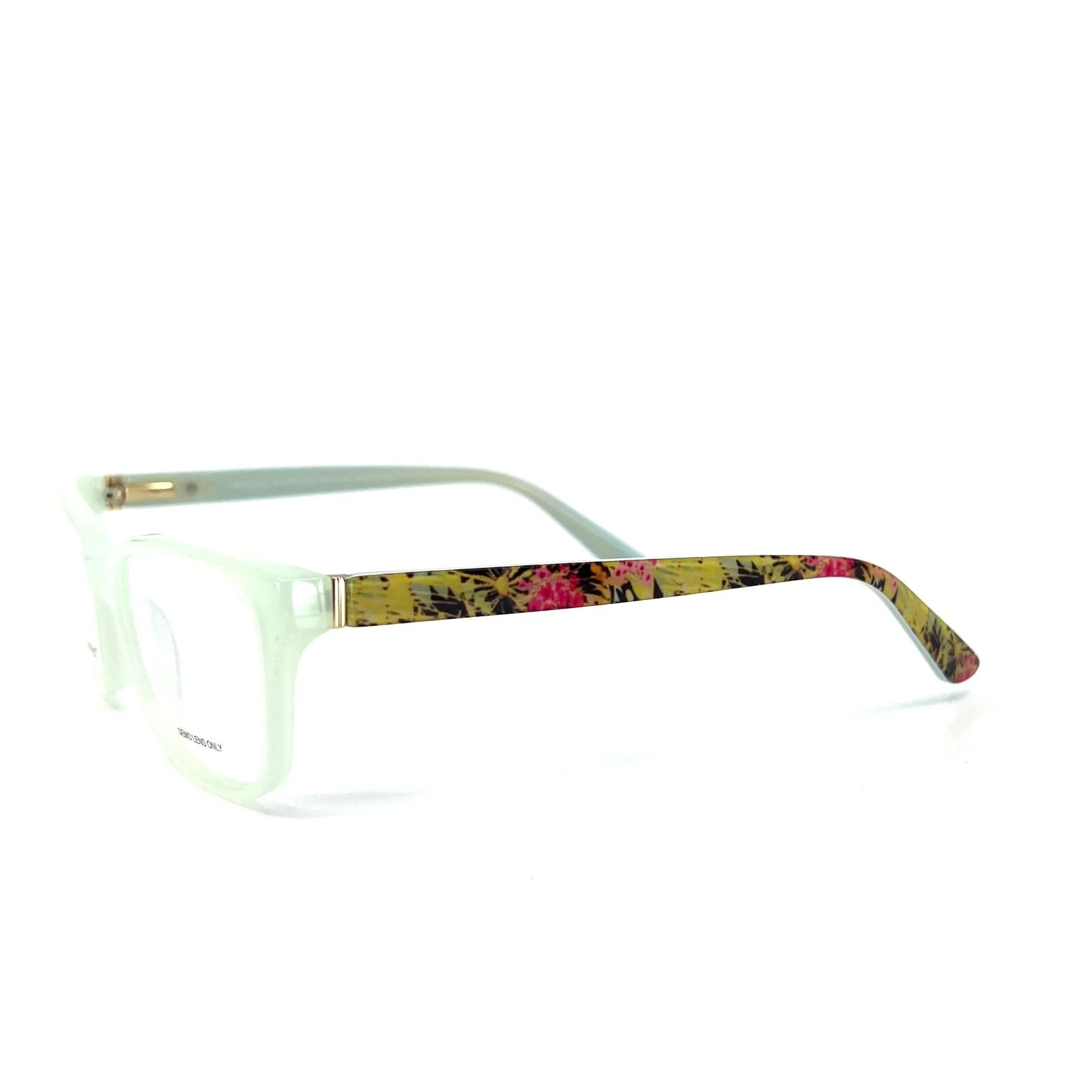 WIldflower Bee Blossom Mint Leaf Eyeglasses Womens Clear Cat Eye 51-17 135 mm 4