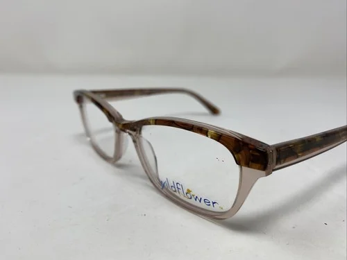 Wildflower Eyeglasses Frame Moonflower BRN 50-18-135 HM Brown Full Rim UB17 2