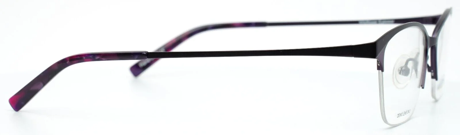 WILDFLOWER Gardenia PUR Dark Purple Womens Cat Eye Half Rim Eyeglasses 51-18-135 4