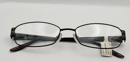WildFlower TigerLily Eyeglass Frames 53-17-135 Black Eyeglasses