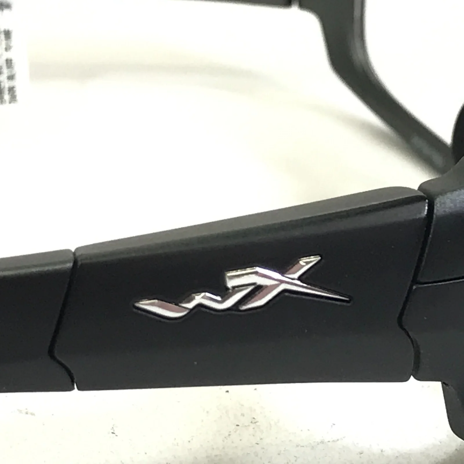 Wiley X Safety Eyeglasses Frames Gamer 1812 Matte Black Grey w Strap 57-18-135 4