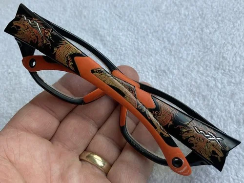 Wiley X WX Victory ASTM Safety Eyeglasses Frame Matte Black Dragon Sonic Gold 4
