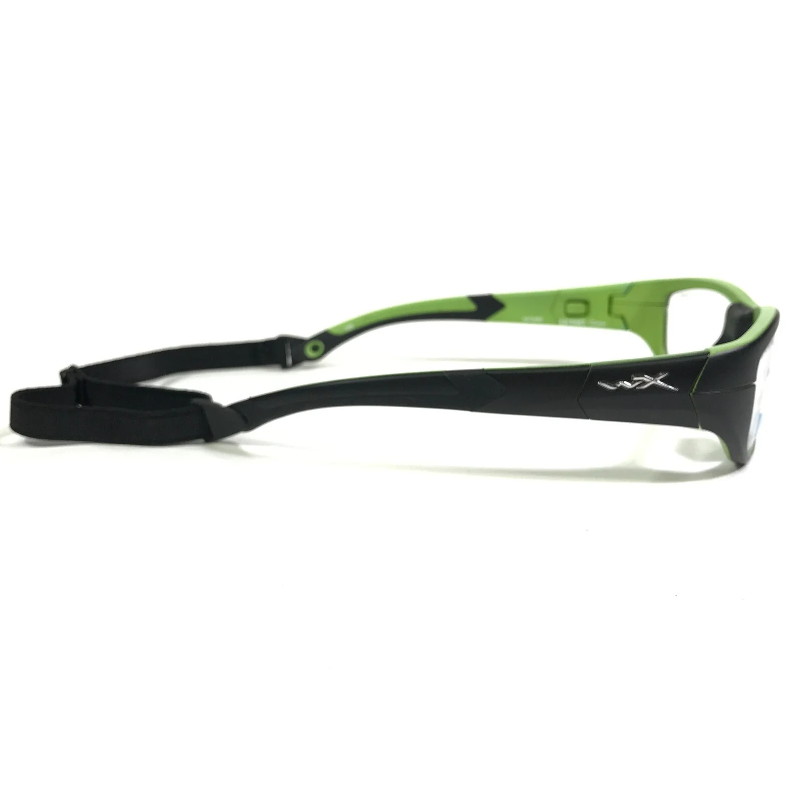 Wiley X Youth Force Kids Athletic Eyeglasses Frames Black Green 51-18-125 4