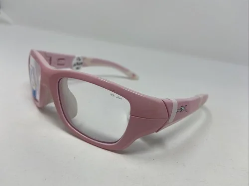 WILEYX KIDS EYEGLASSES FRAME FLASH 1412 48-17-125 PINK FULL RIM JK97 2