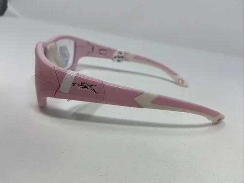 WILEYX KIDS EYEGLASSES FRAME FLASH 1412 48-17-125 PINK FULL RIM JK97 3