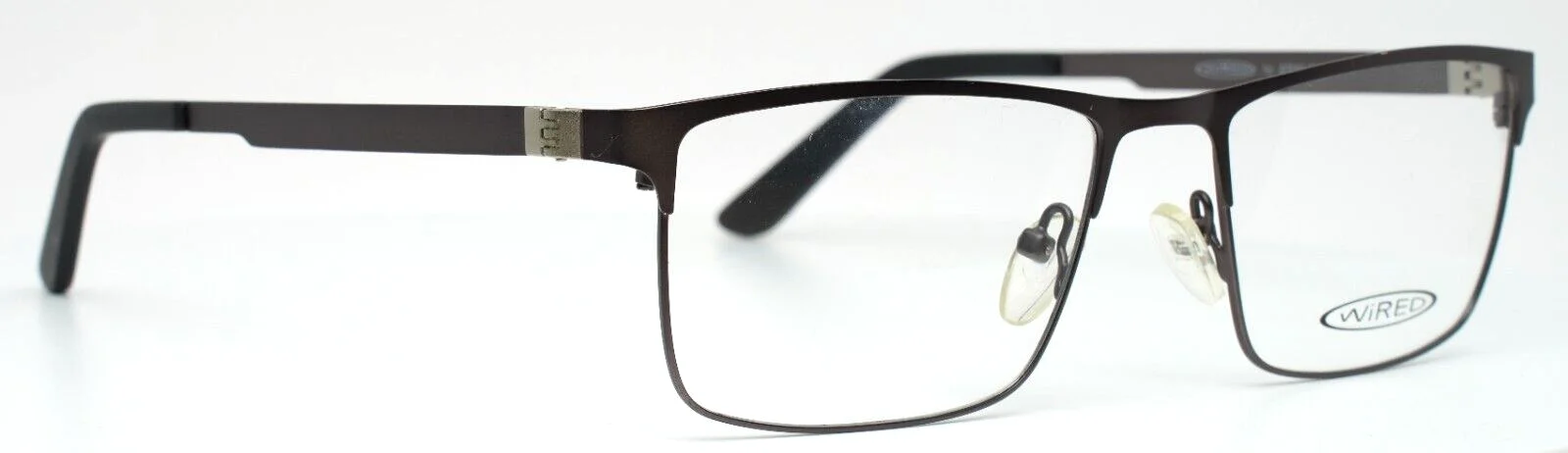 WIRED by AVALON 6050 Matte Gunmetal Mens Square Full Rim Eyeglasses 52-17-142 3