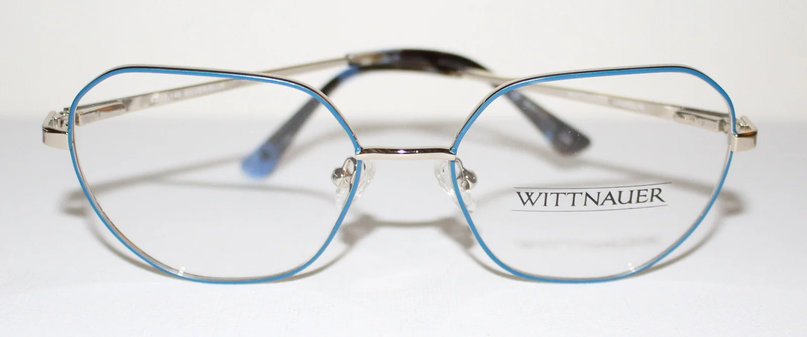 WITTNAUER LAURELIN SILVER BLUE New Designer Optical Eyeglass Frames For Women 2