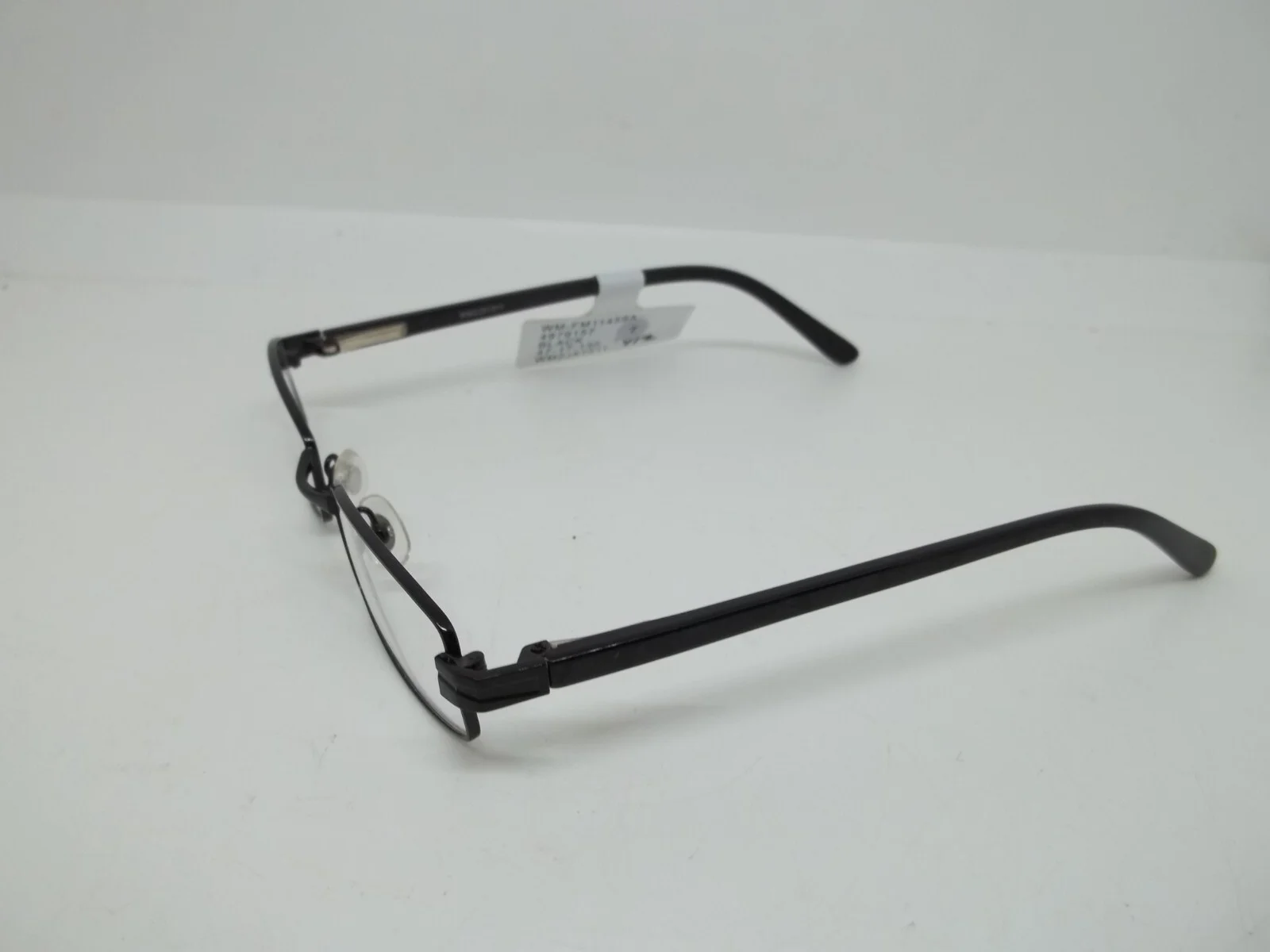 WM--FM11459A Boys Youth Eyeglass Frames Black Full Rim Metal 47-17-130 NWT! 2