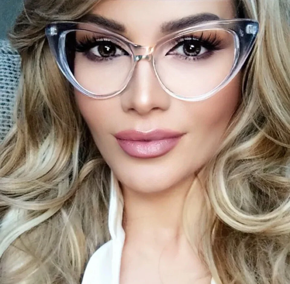 Women Cat Eye Pinup NIKITA Vintage Style Fashion Eyeglasses Big Sexy Frames 1377 4