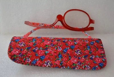 Women Makeup Magnifying Reading Glasses Flip Make-up Eye Glasses +2.0 USA Seller 3