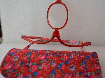 Women Makeup Magnifying Reading Glasses Flip Make-up Eye Glasses +2.0 USA Seller 4