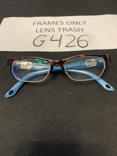 Womens ALEXANDER DAAS Potrero dtbb Tortoise Blue RXable Petite Eyeglasses G426 2