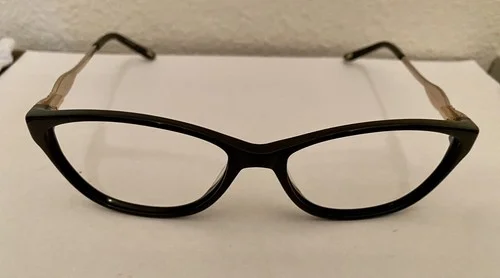 Women’s Cashmere 473 Black Eyeglasses Frames 135 mm Cute Lightweight