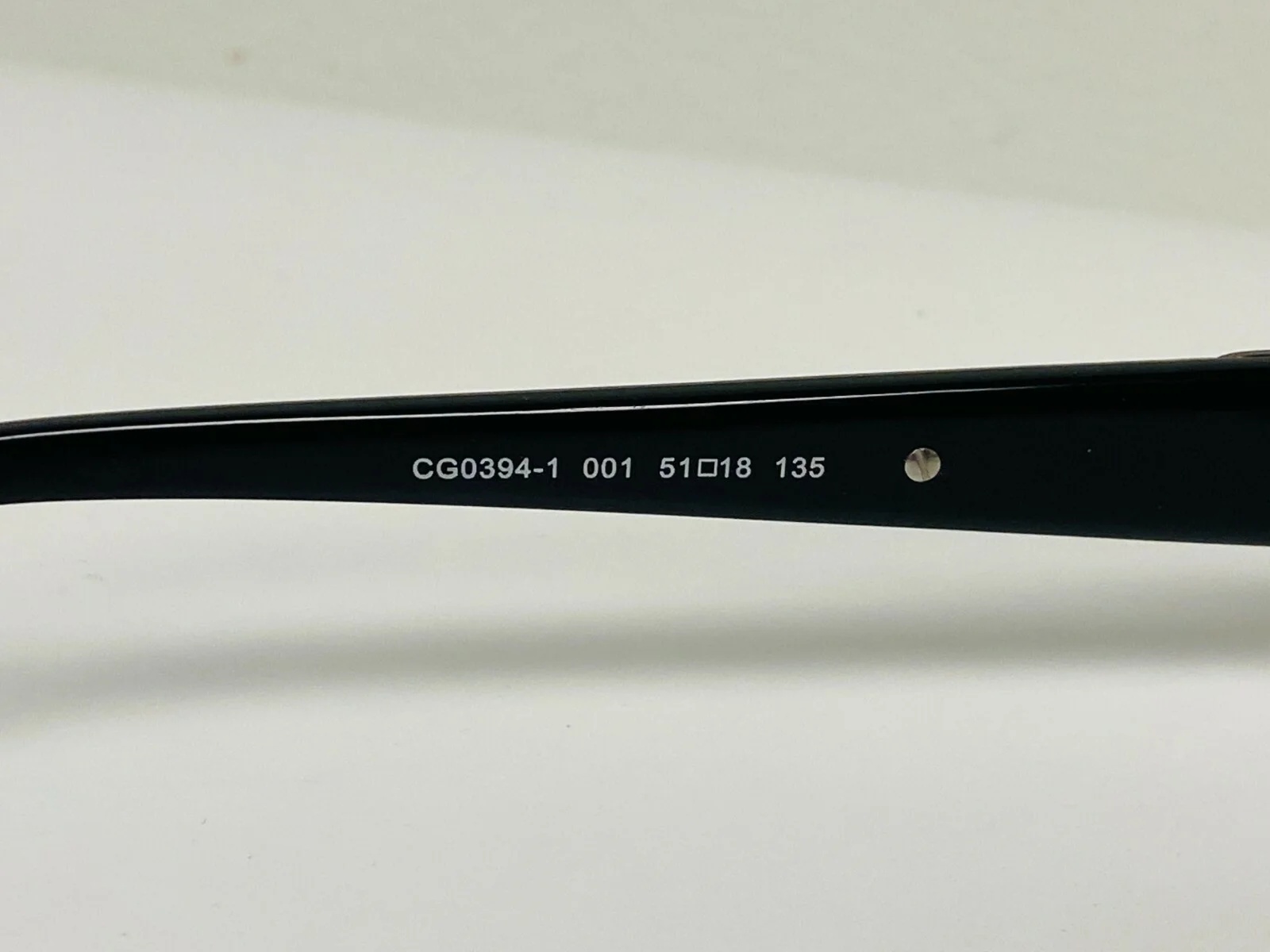 Womens Covergirl Eyeglasses CG0394-01 Black White Rectangle Half Rim 51 18 135 4