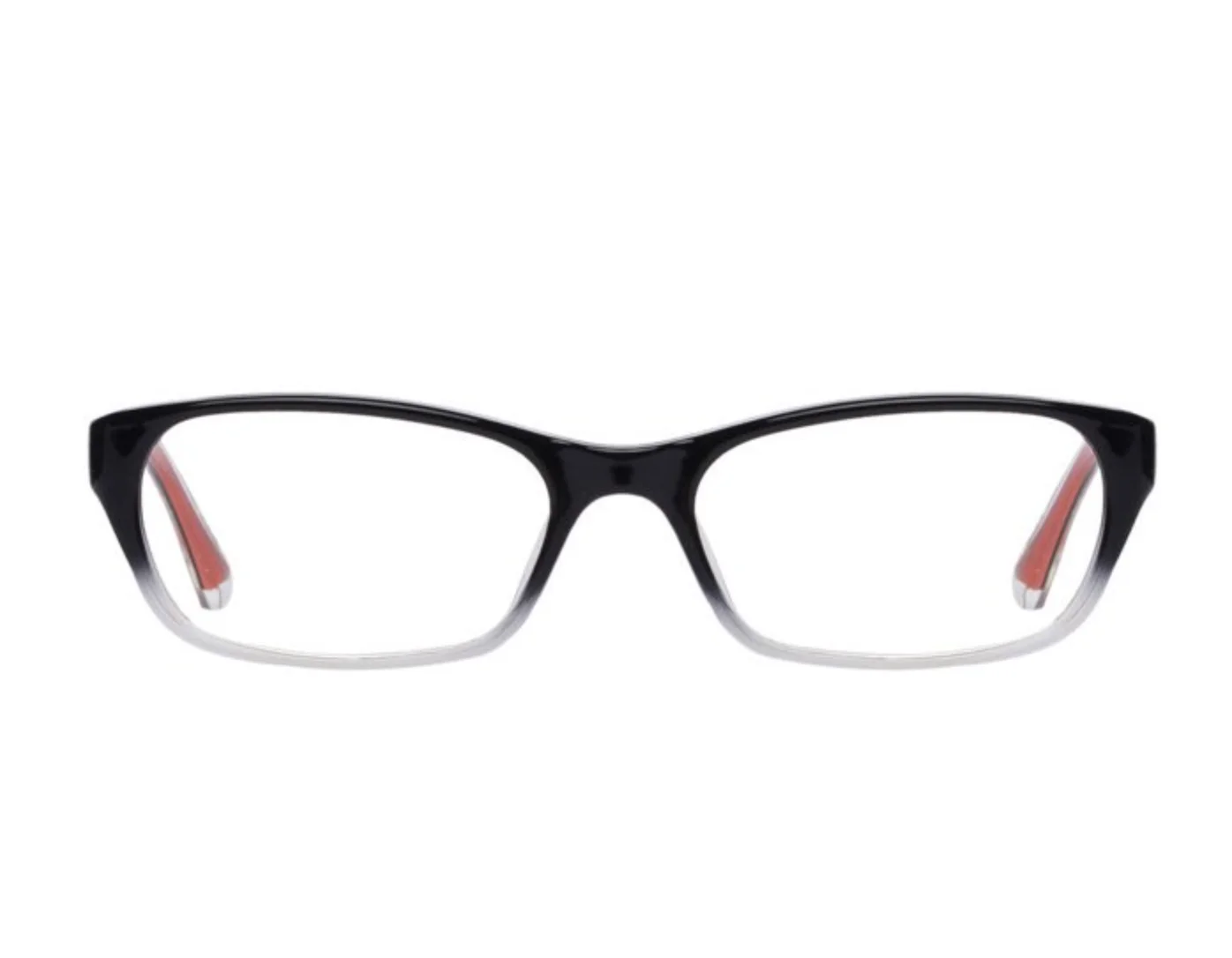 Womens Covergirl Eyeglasses CG0828 Red Black Cat Eye Frames 52 17 135 3