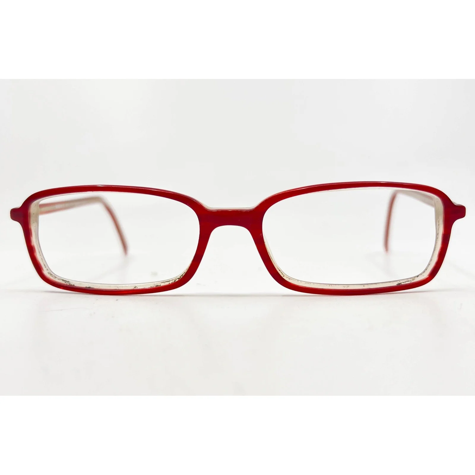 Womens Covergirl Eyeglasses CG827 Red Half Rim Frames 53 17 135 4
