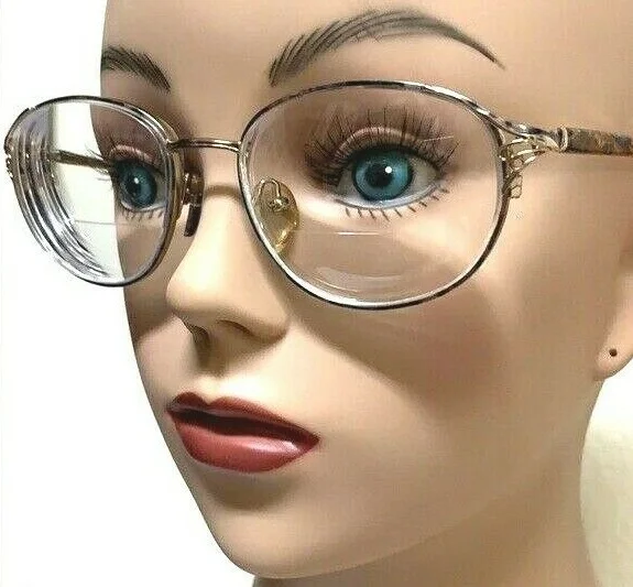 Womens Eyeglass Frame Full Rim Multicolored by Eye Q 53[]17-130 Metal Full Rim