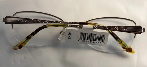 Women’s Eyeglass Frame Wop74 Rs 54-17-135 gold Overnight Or two Day Listing 3