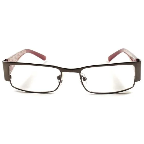 Womens Gunmetal Contemporary Stylish Upscale Rectangle Clear Lens Eye Glasses 4