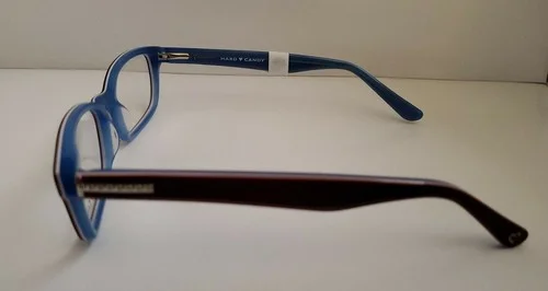 Womens Hard Candy HC18 Eyeglass Frames 51 18 140 Rectangle Purple Blue 4