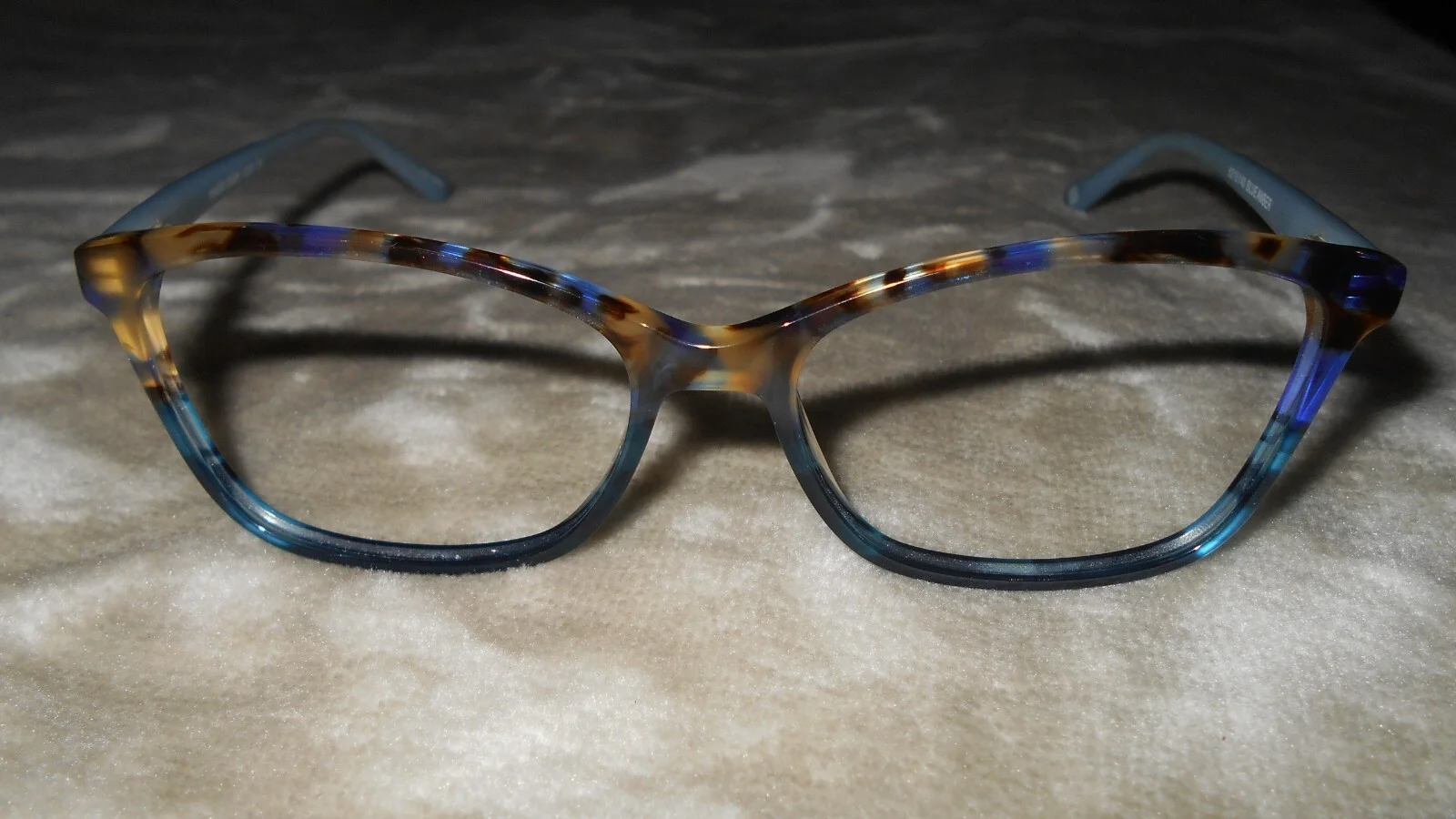 WOMENS MARIE CLAIRE BLUE TORT EYEGLASS FRAME 2
