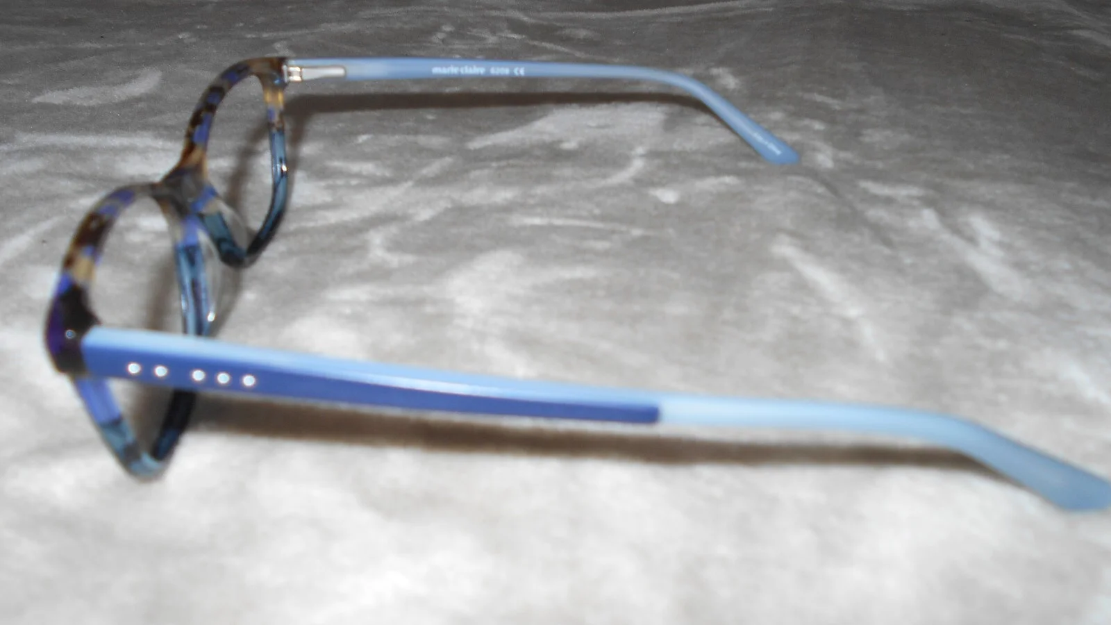 WOMENS MARIE CLAIRE BLUE TORT EYEGLASS FRAME 3