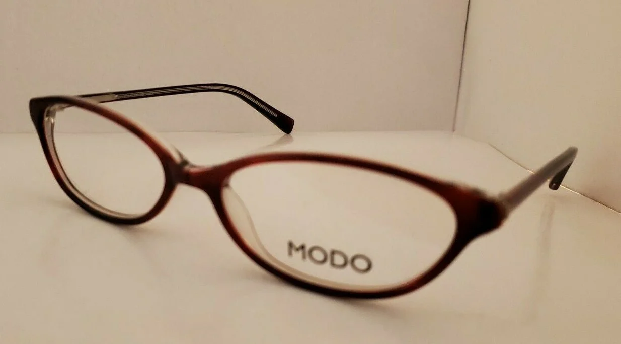 Womens MODO 3009 Handmade Modified Oval Acetate Eyeglass Frames 52-16-140