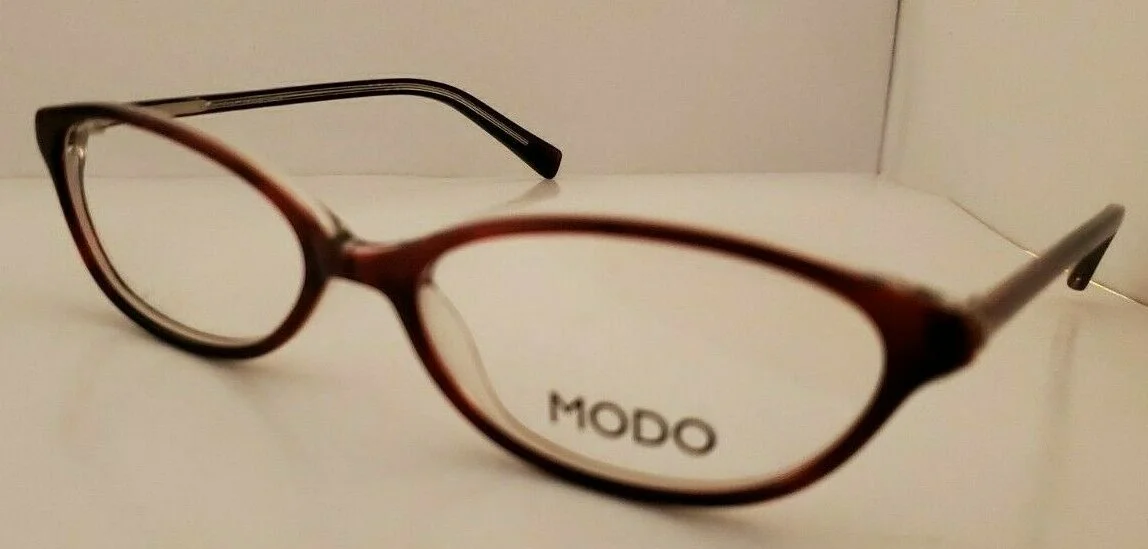Womens MODO 3009 Handmade Modified Oval Acetate Eyeglass Frames 52-16-140 2