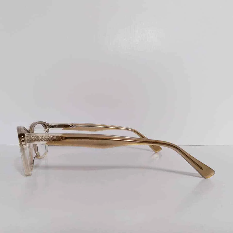Womens OGI HerItage Optical Designer Cat Eyeglasses Frames Gold 50-16-140 3