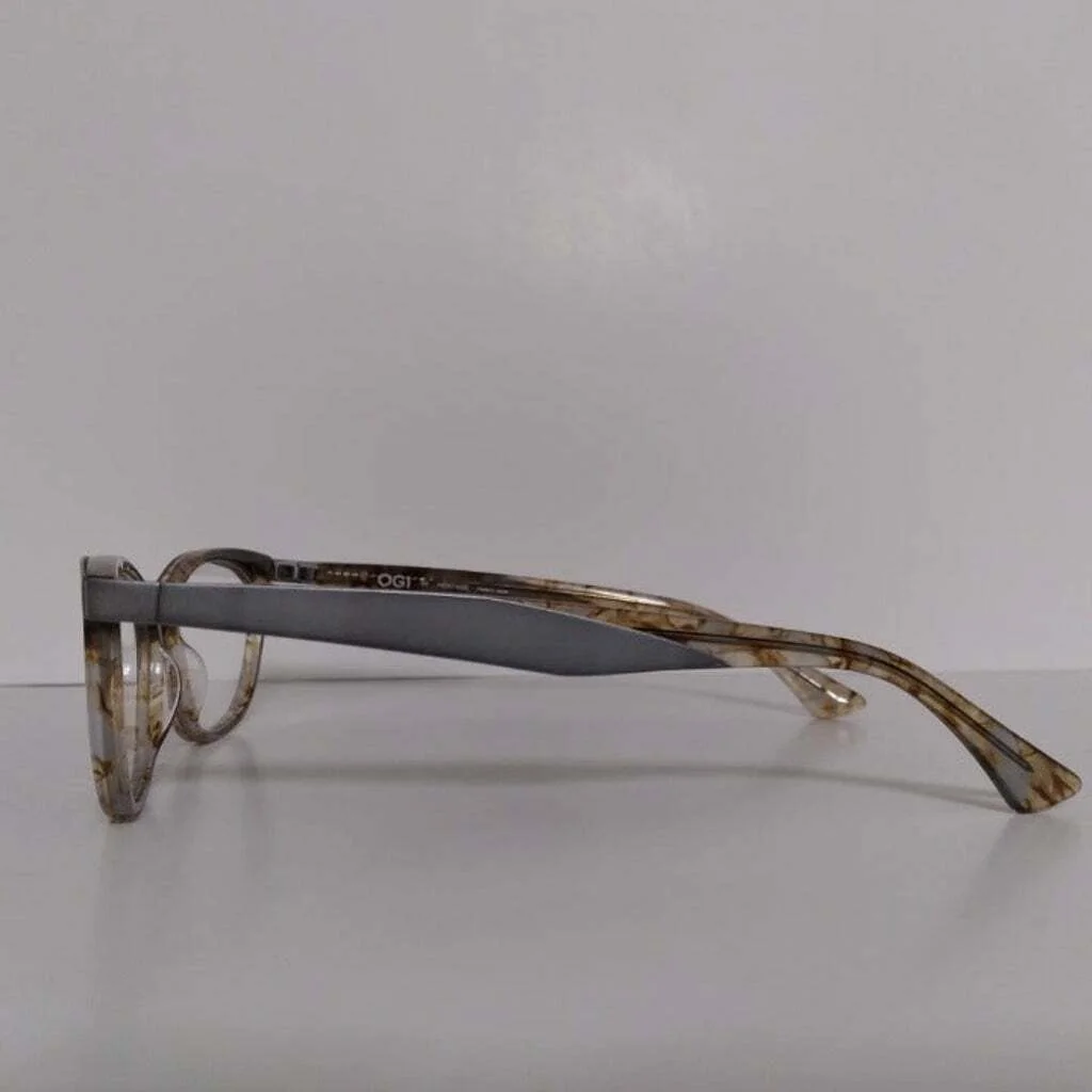 Womens OGI Optical Designer Cat Eyeglasses Frames And Case 53-17-140 Emerald 3