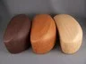 wood grain faux bois hard clamshell eyeglass sunglasses case holder BIG huge XXL 4