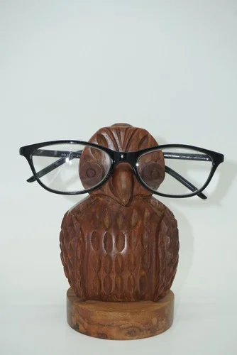 Wood Handcarved Animal Glasses Stand Sunglass Holder Display Desktop Eyeglassed 2