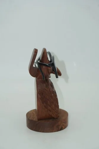 Wood Handcarved Animal Glasses Stand Sunglass Holder Display Desktop Eyeglassed 3