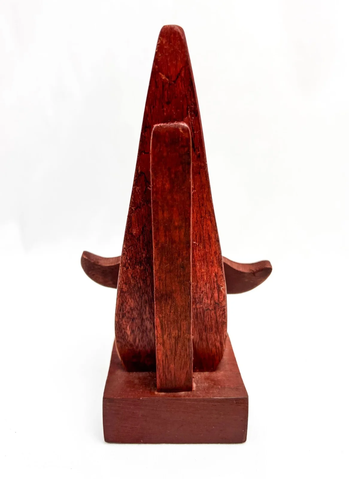 Wooden Eyeglasses Spectacle Holder, Nose Shaped Stand Mustache - FREE SHIPPING 4