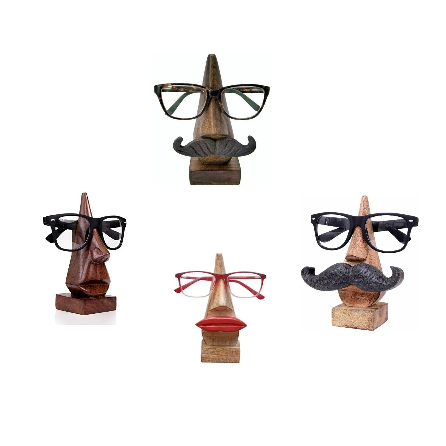 Wooden Handcrafted Eyeglass Spectacle Holder for Display Home Decor Accessories