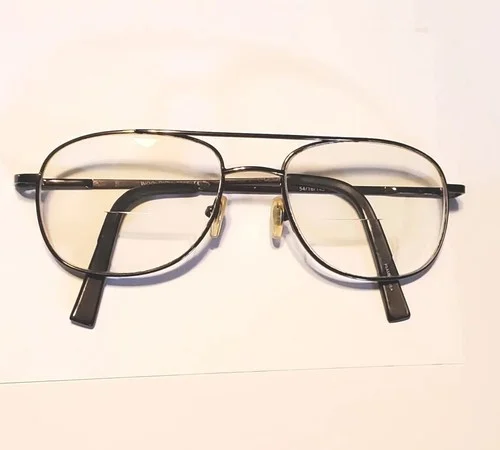 Woolrich 7766 Mens Aviator Eyeglass Frames Brown Wire Rim 54/16/145 Glasses EUC
