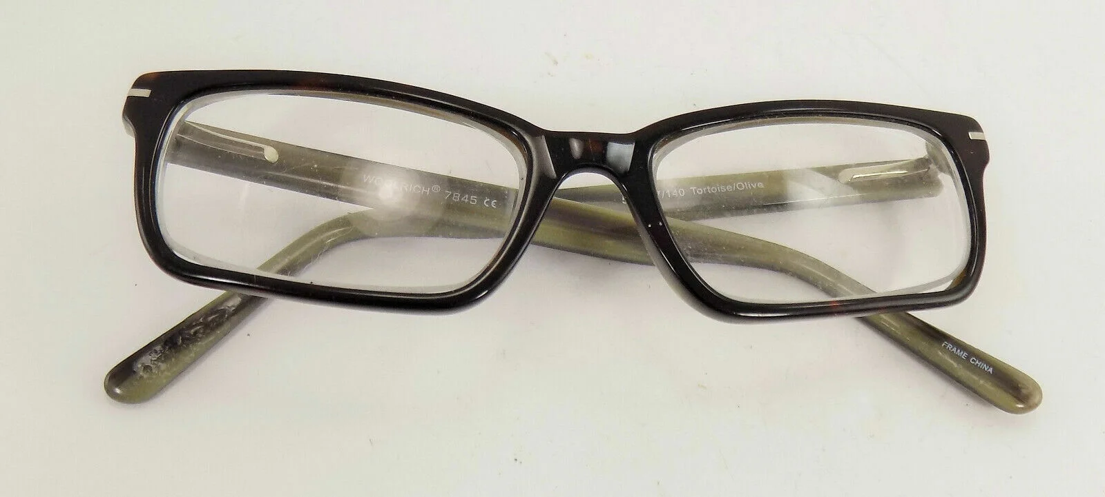 WoolRich / 7845 ce / Tortoise Olive / OUTER BLACK / Eyeglass Frames / 52/17/140