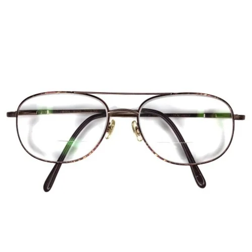 Woolrich Eyeglasses Frames 7778 Brown Dark Amber 56-18-145 Woolrich Aviator Vtg