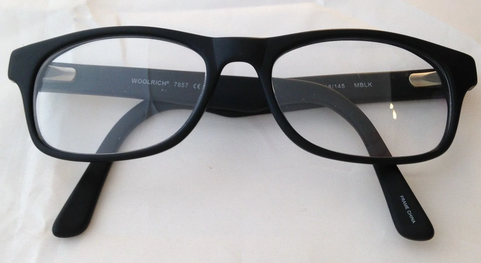 Woolrich Eyeglasses Frames 7857 53-18-145 Matte Black