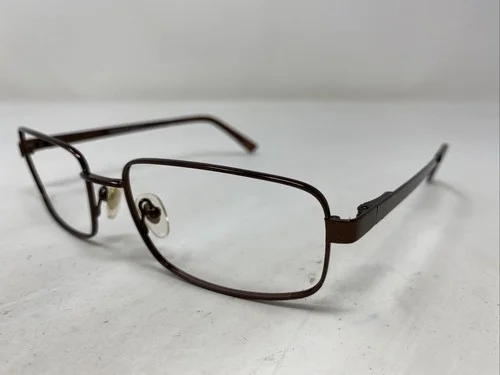Woolrich W7966 DARK COFFEE 55-17-140 Brown Metal Full Rim Eyeglasses Frame &T73 2