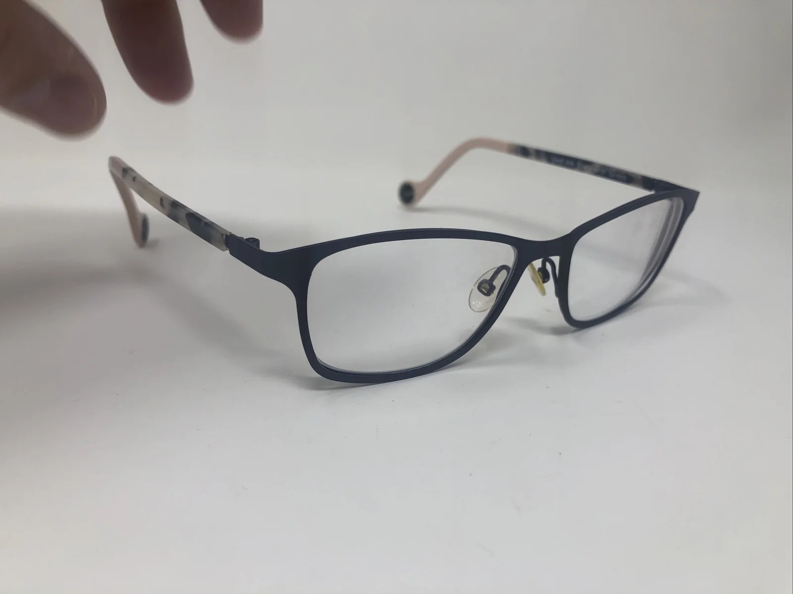 WOOW ITALY EYEGLASSES FRAME GOOD JOB 1 49-16-137 PINK GRAY COL 9618 3871 4
