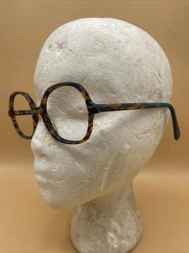 WOOW Super Cute 1 Eyeglasses Frames Col 3004 Brown Blue 51-17-140 Handmade italy 2
