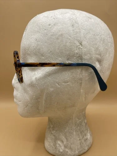 WOOW Super Cute 1 Eyeglasses Frames Col 3004 Brown Blue 51-17-140 Handmade italy 3