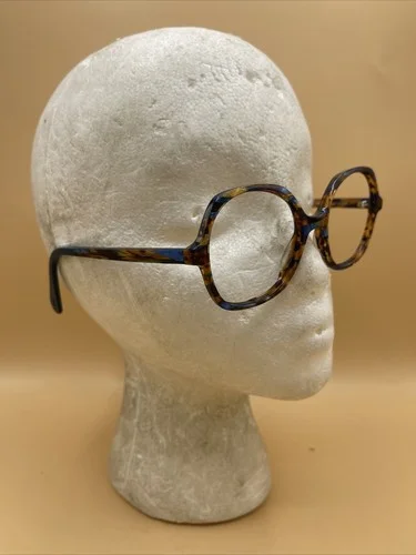 WOOW Super Cute 1 Eyeglasses Frames Col 3004 Brown Blue 51-17-140 Handmade italy 4