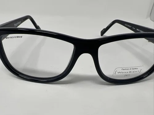 Work Sight WSMAR02 55/15 WX Z87-2 black eyeglass frames *41 3