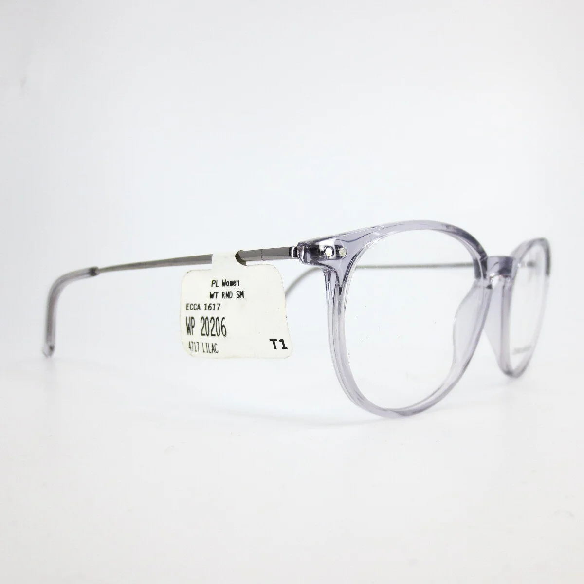 WP 20206 LILAC Eyeglasses Round Full Rim Frames 47-19-140 2